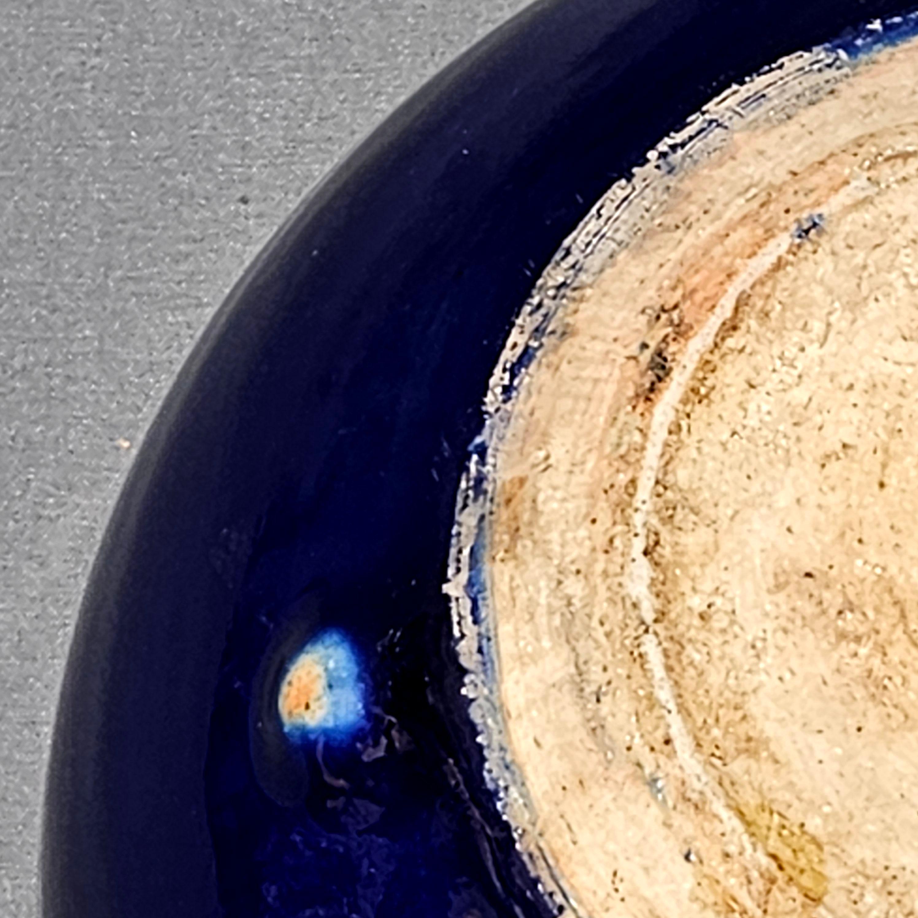 Bol ancien en porcelaine bleue de Chine.  19ème siècle Bon état - En vente à Norton, MA