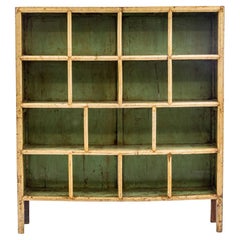 Antique Chinese Bookcase in Original Lacquer