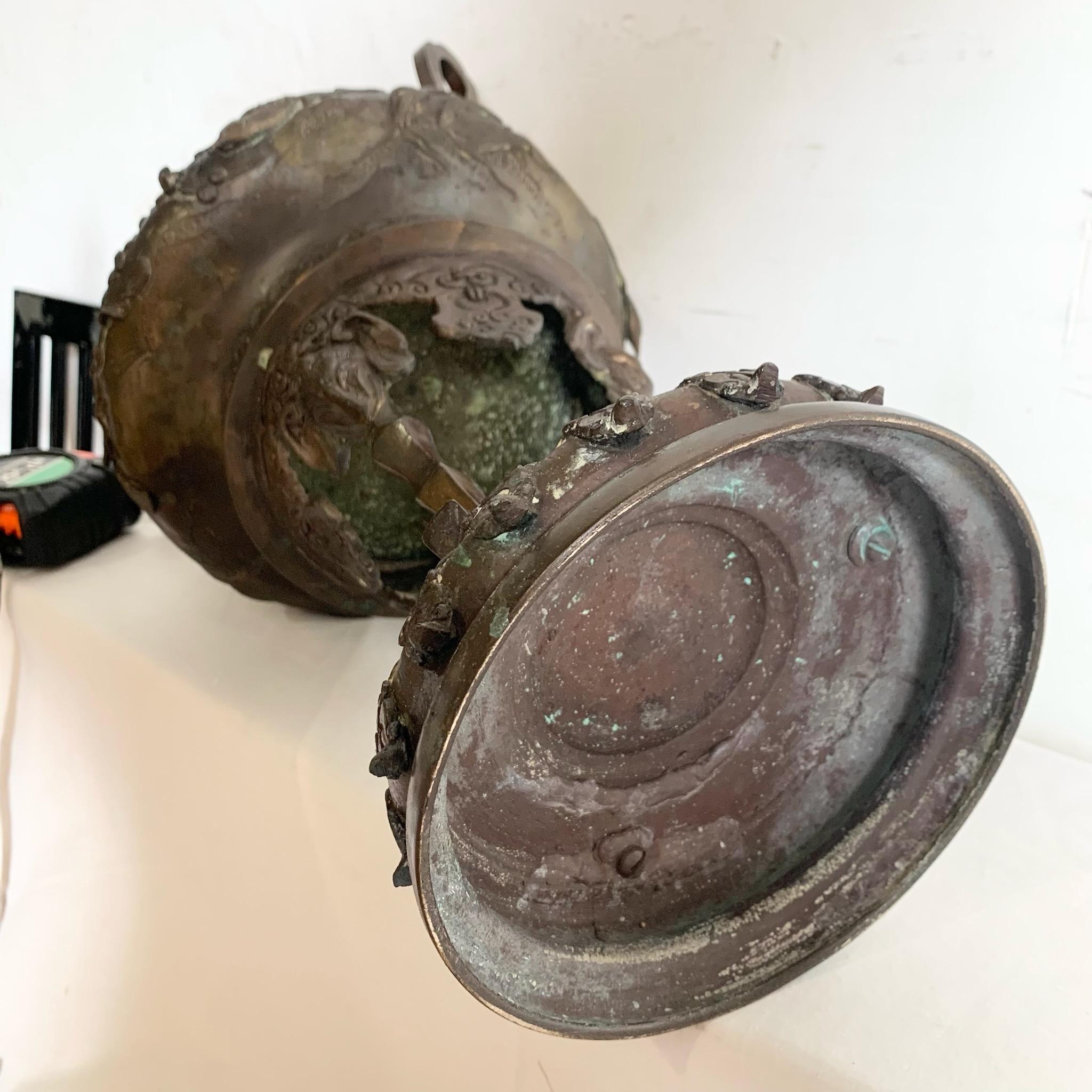 Antique Chinese Bronze Censer/Incense Burner For Sale 6