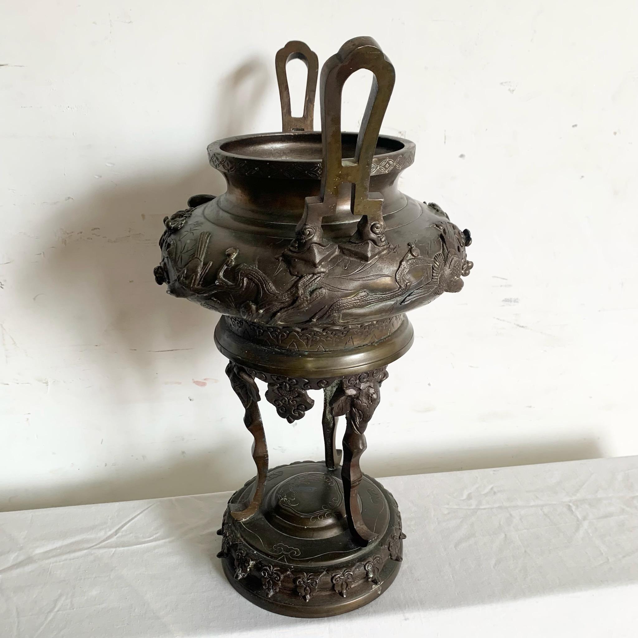 Antique Chinese Bronze Censer/Incense Burner For Sale 2