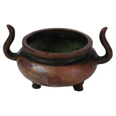 Antique Chinese Bronze Censer Signed 19thC