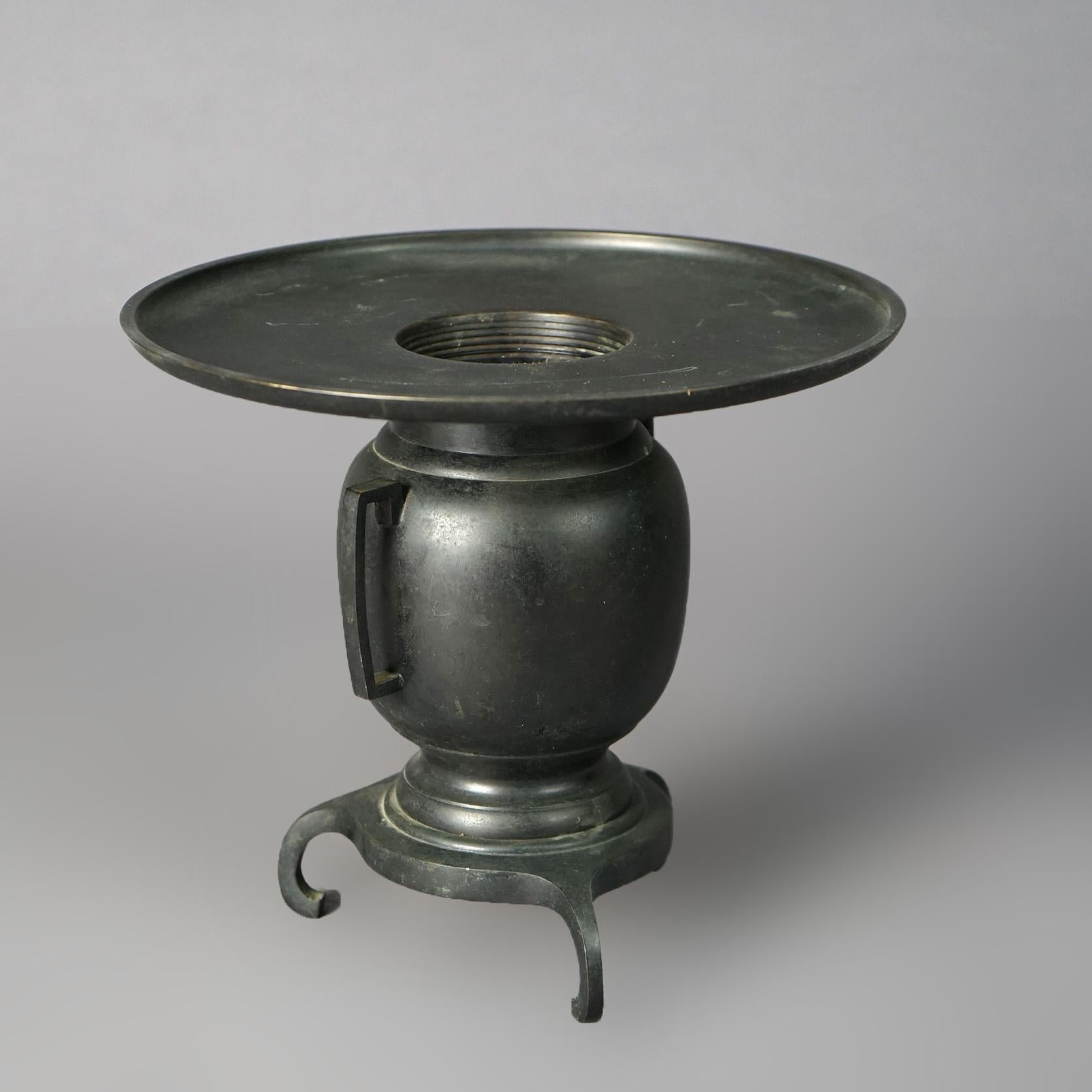 Encensoir chinois ancien en bronze du 19ème siècle Bon état - En vente à Big Flats, NY