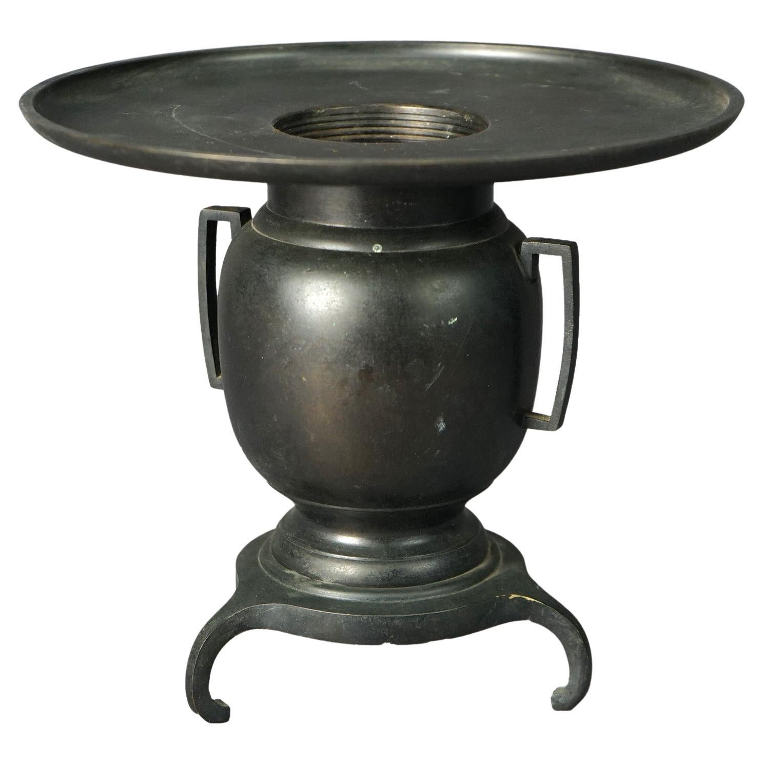 Encensoir chinois ancien en bronze du 19ème siècle