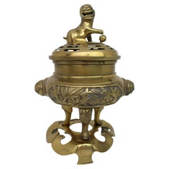 Antique Chinese Bronze Incense Burner (Censer)