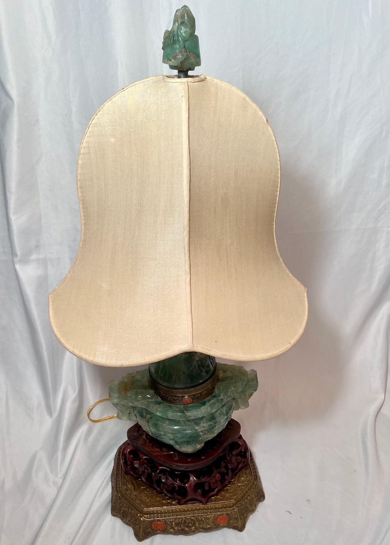 antique jade lamp