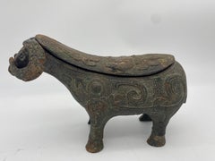 Chinese Ware Sheep Head Cup