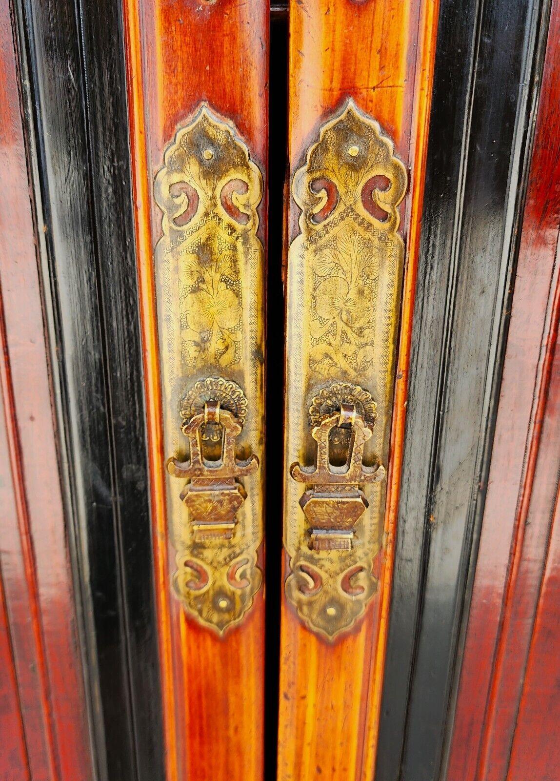 Antique Chinese Cabinet Two Tone 3