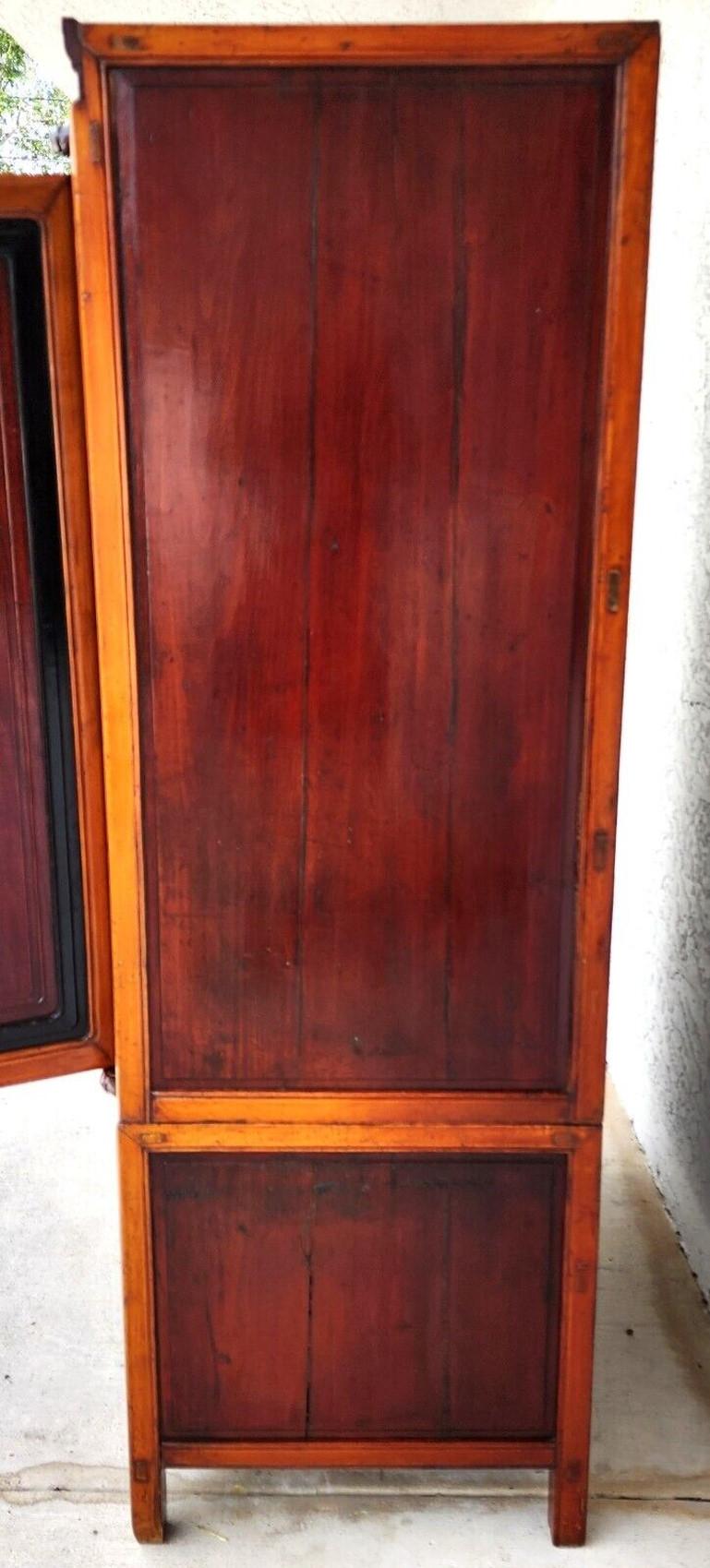 Antique Chinese Cabinet Two Tone 2