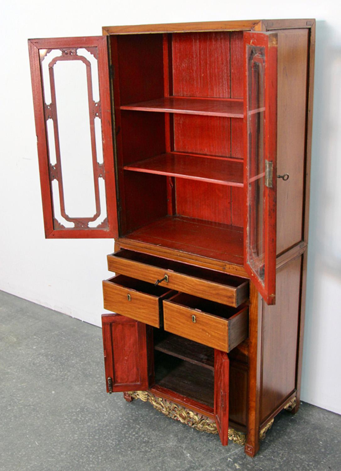 Early 20th Century Antique Chinese Cabinet For Sale