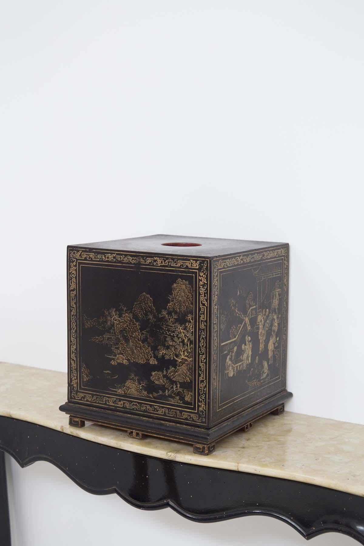 Antique Chinese Candleholder in Wood, 19th Century 8