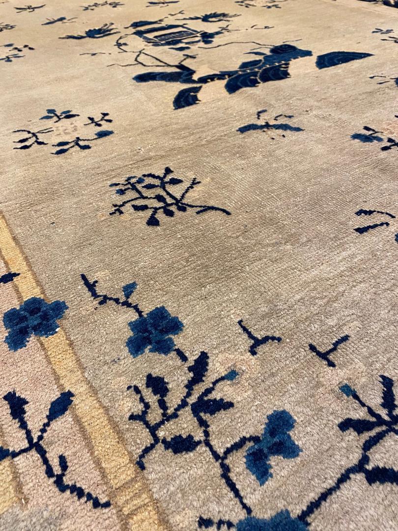 Antique Chinese Carpet In Good Condition In Port Washington, NY