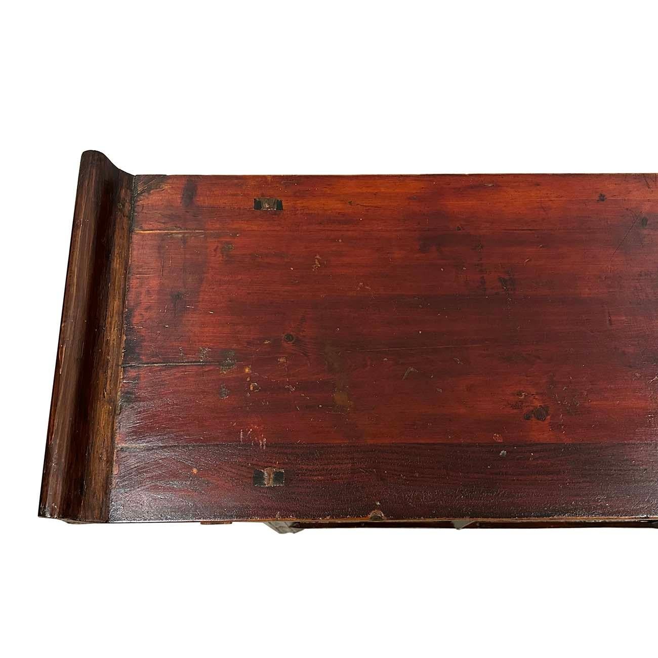 Antiguo mueble chino tallado para altar, mesa de centro, soporte para TV Madera en venta
