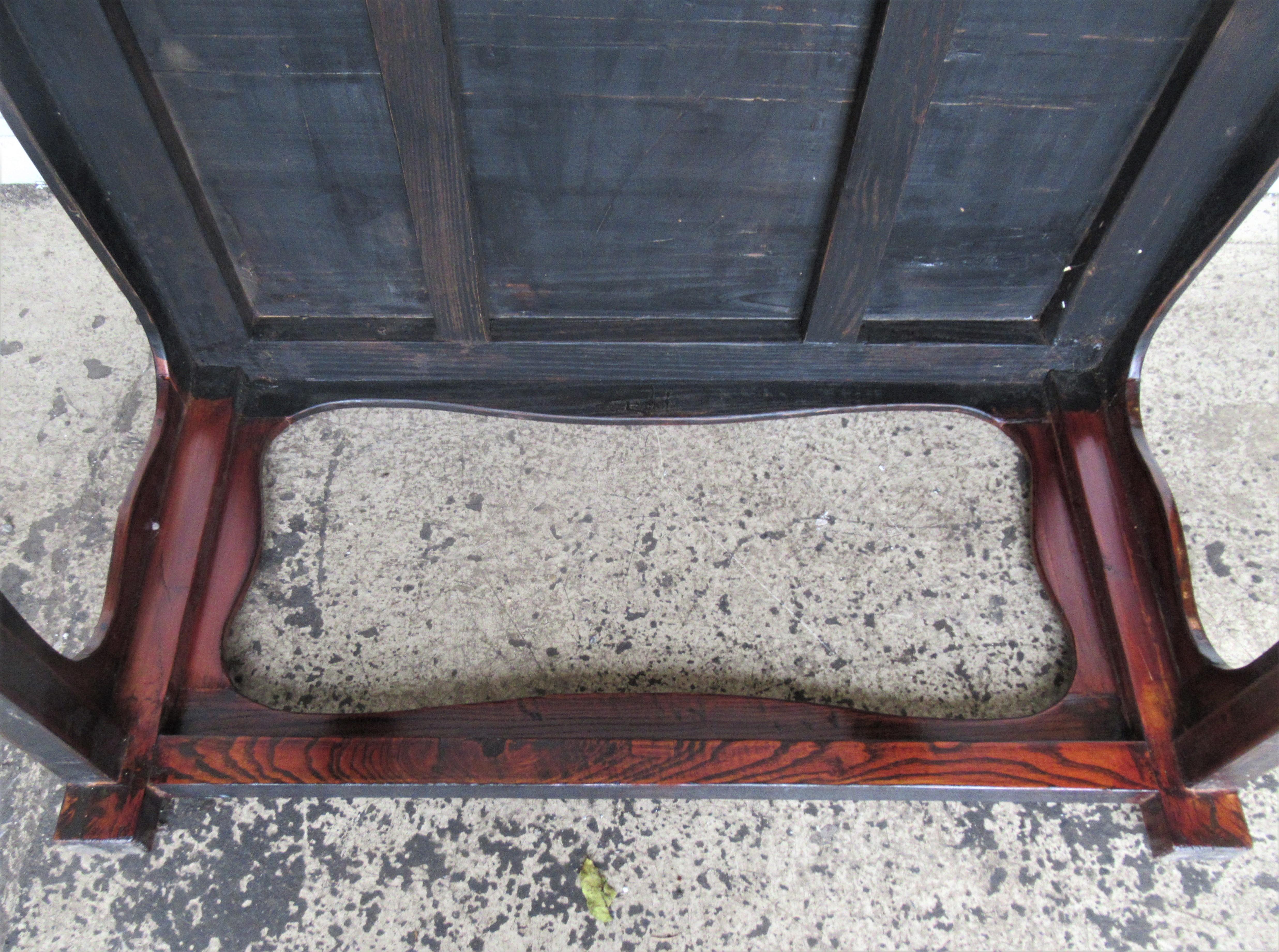 Antique Chinese Elm Coffee Table For Sale 3