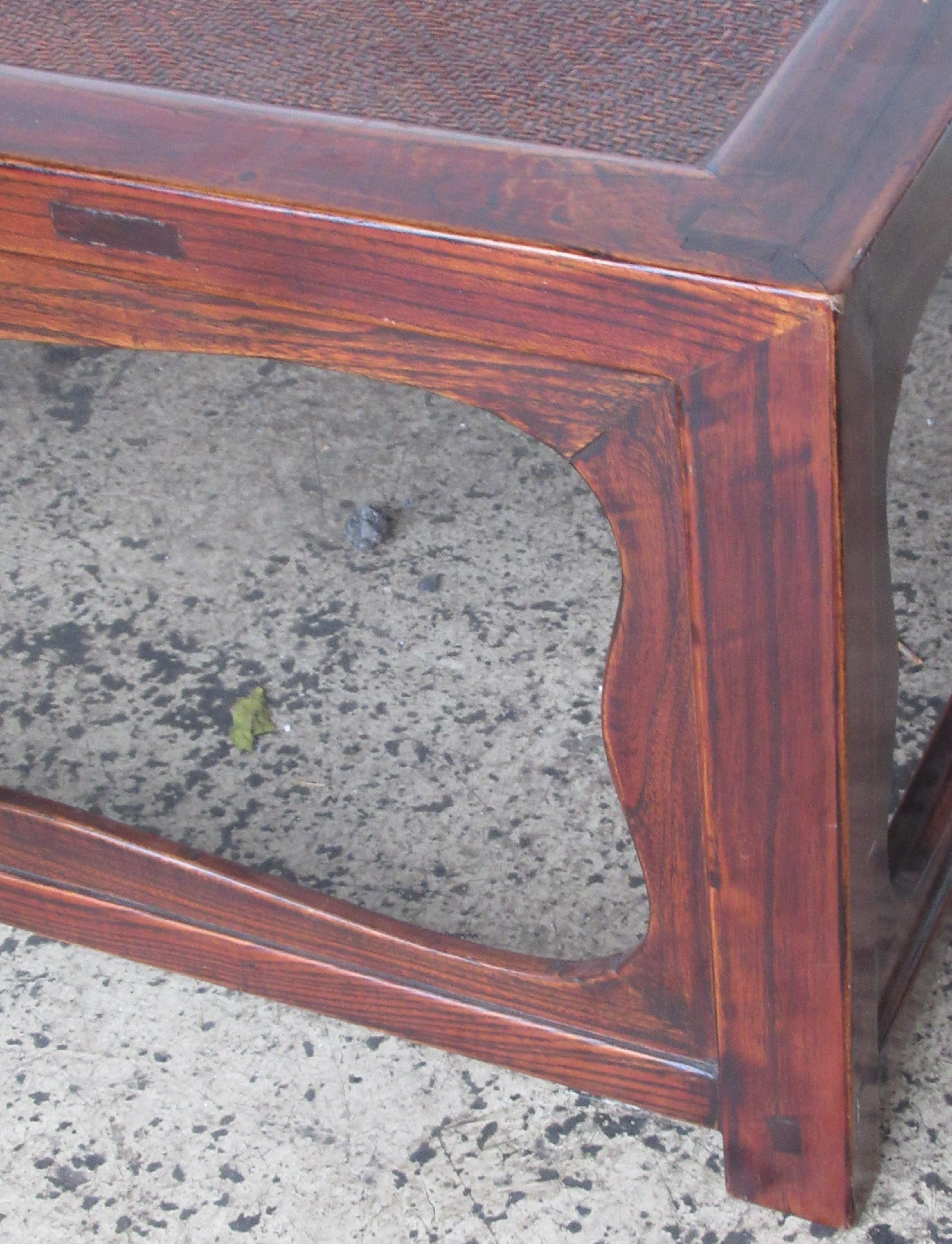Antique Chinese Elm Coffee Table For Sale 10