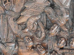 Antique Chinese Chinoiserie Carved Opium Coffe Table6 Chairs Laverne Style