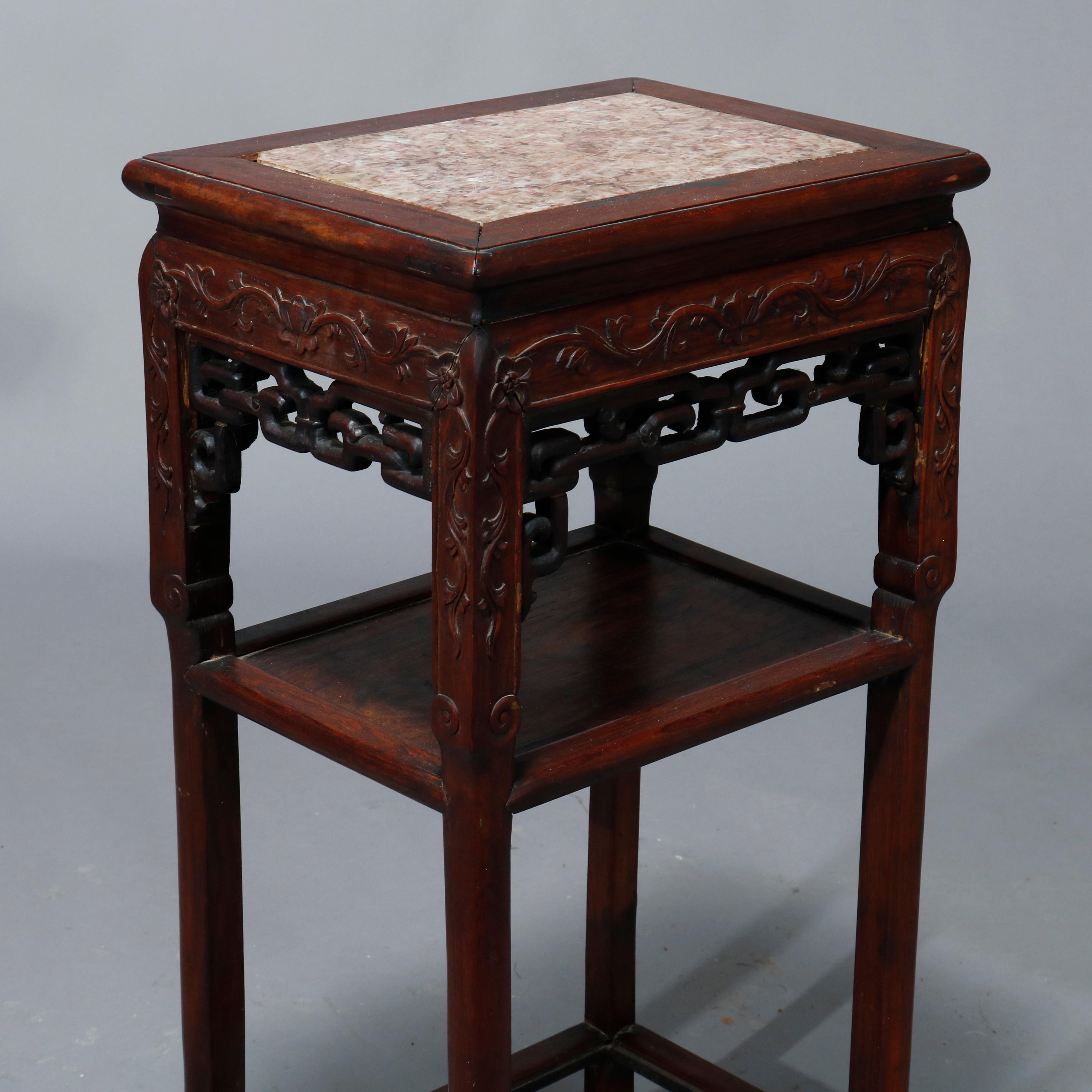 chinese rosewood plant stand