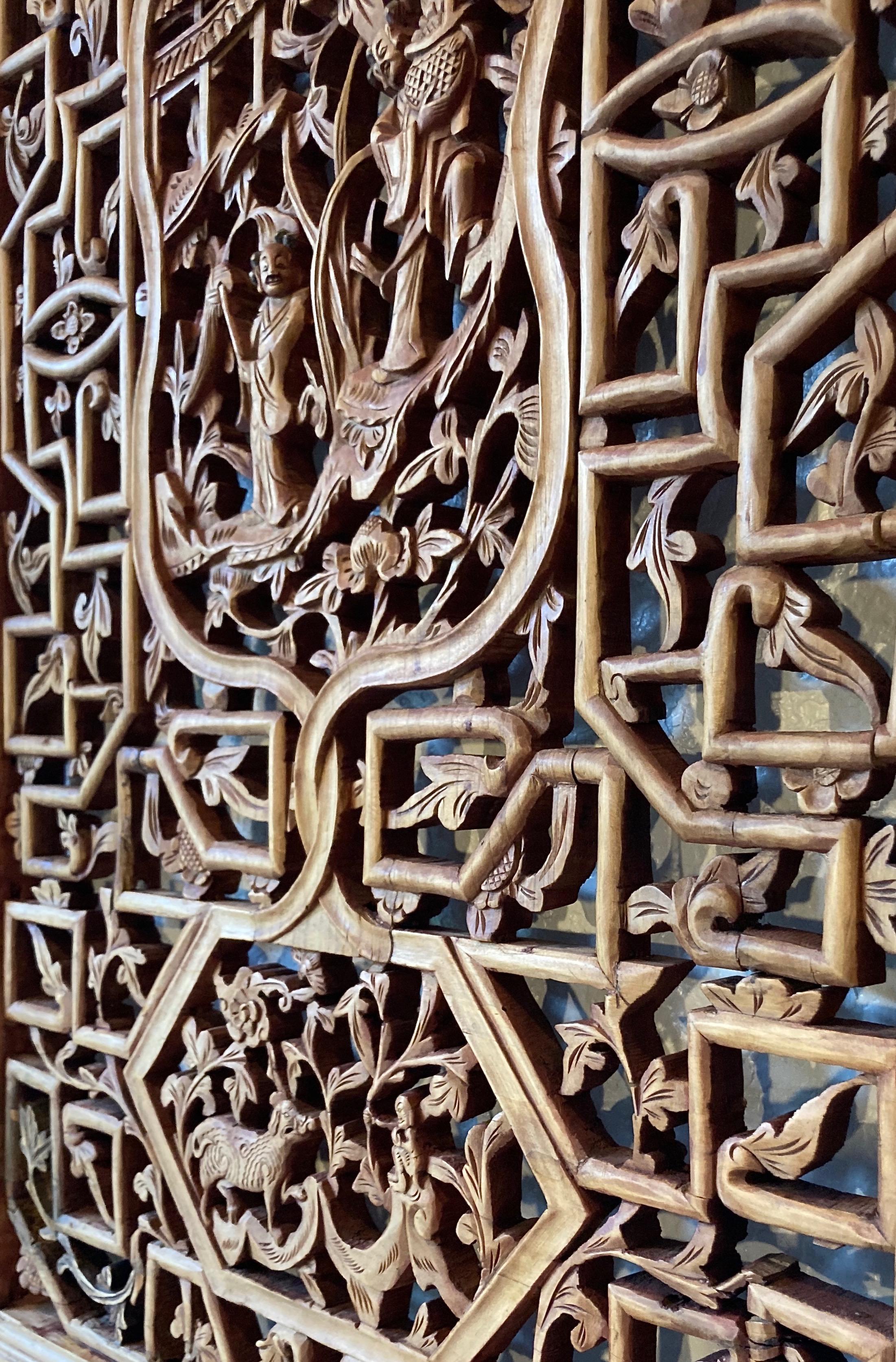 Antique Chinese Carved Wood Panel For Sale at 1stDibs | jafri design ...
