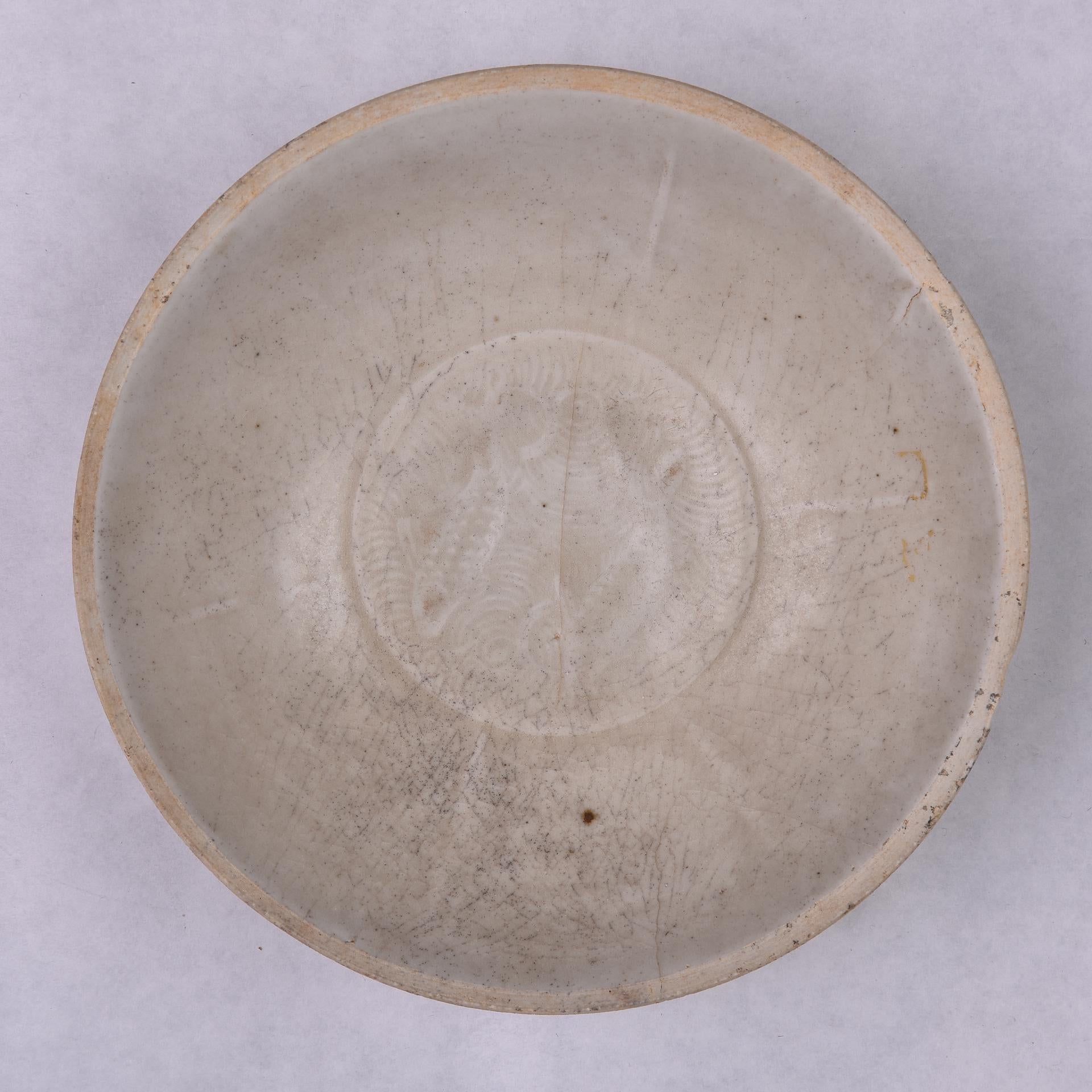 Hand-Crafted Antique Chinese Celadon Little Plate  For Sale