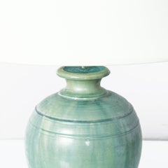 Antique Chinese Celadon Vase Table Lamp