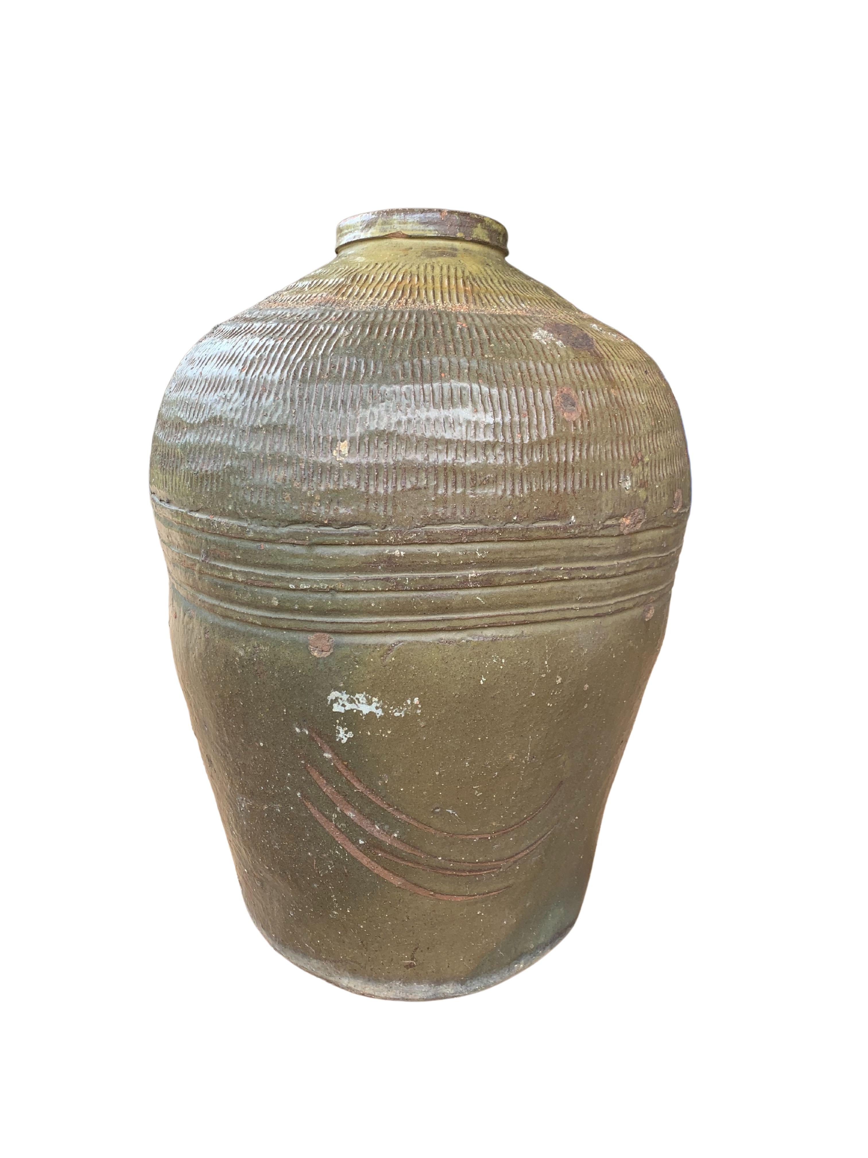 antique chinese pickle jar