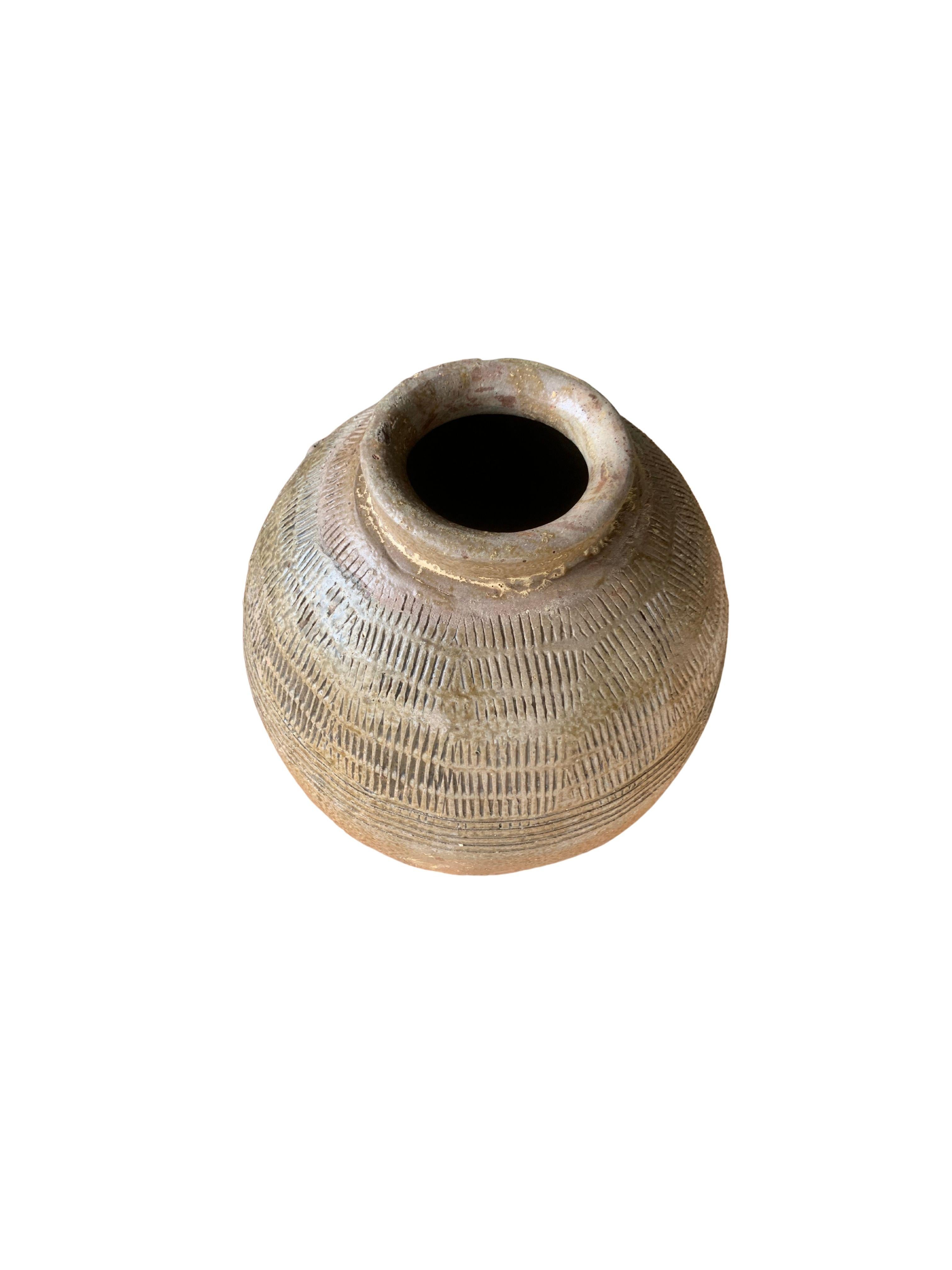 Cinese Antico vaso cinese in ceramica per decapaggio Greene & Greene, 1900 ca. in vendita