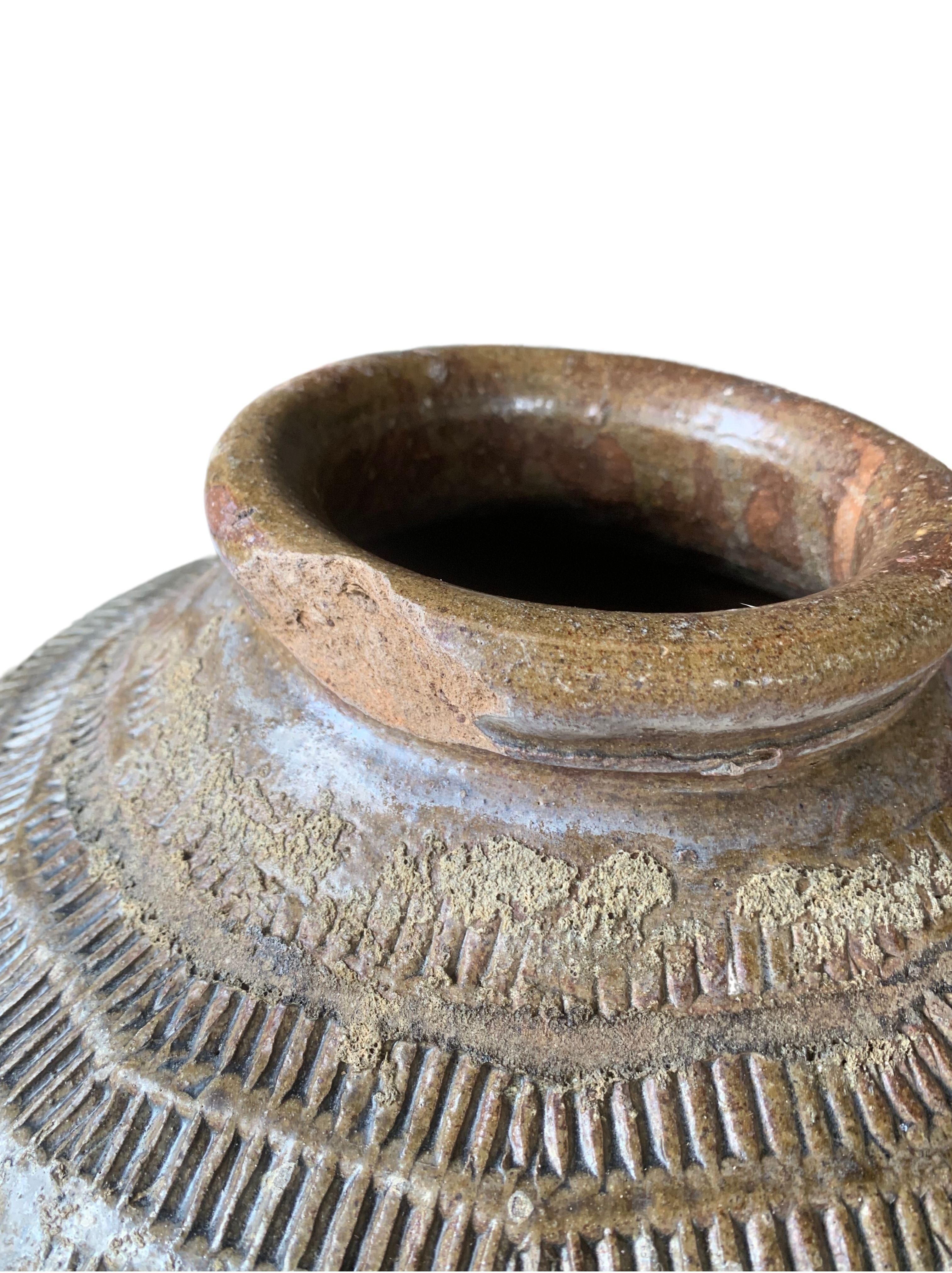 Smaltato Antico vaso cinese in ceramica per decapaggio Greene & Greene, 1900 ca. in vendita