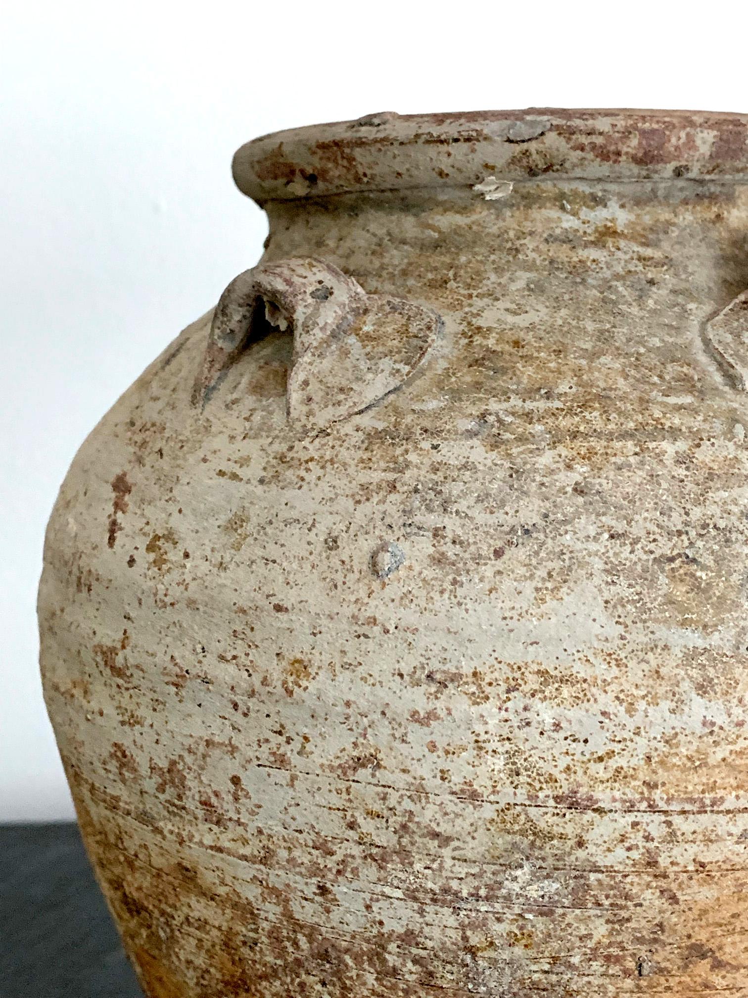 Antique Chinese Ceramic Storage Jar Song-Yuan Dynasty In Good Condition In Atlanta, GA