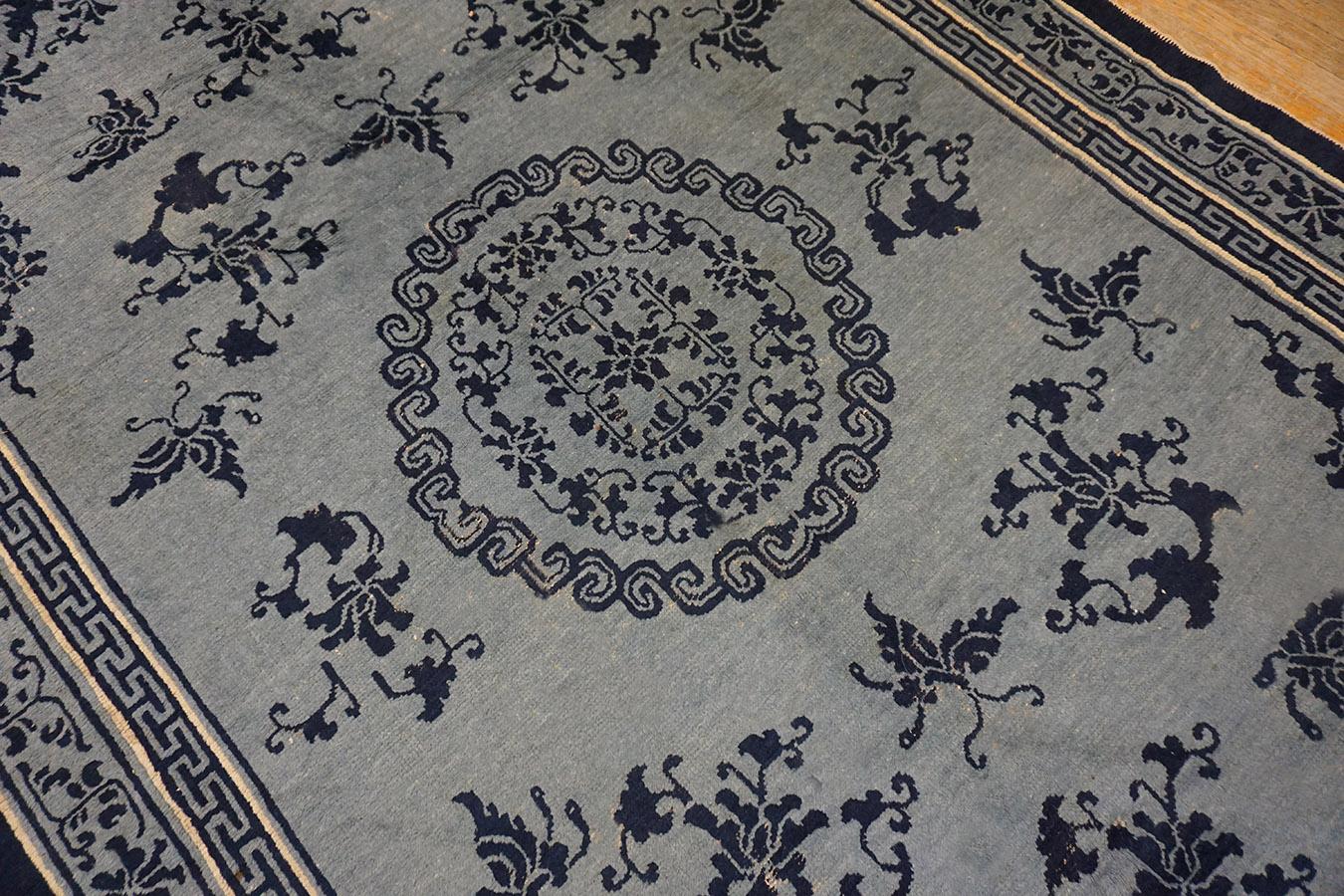 Tapis Ningxia chinois du milieu du 19ème siècle ( 5''7