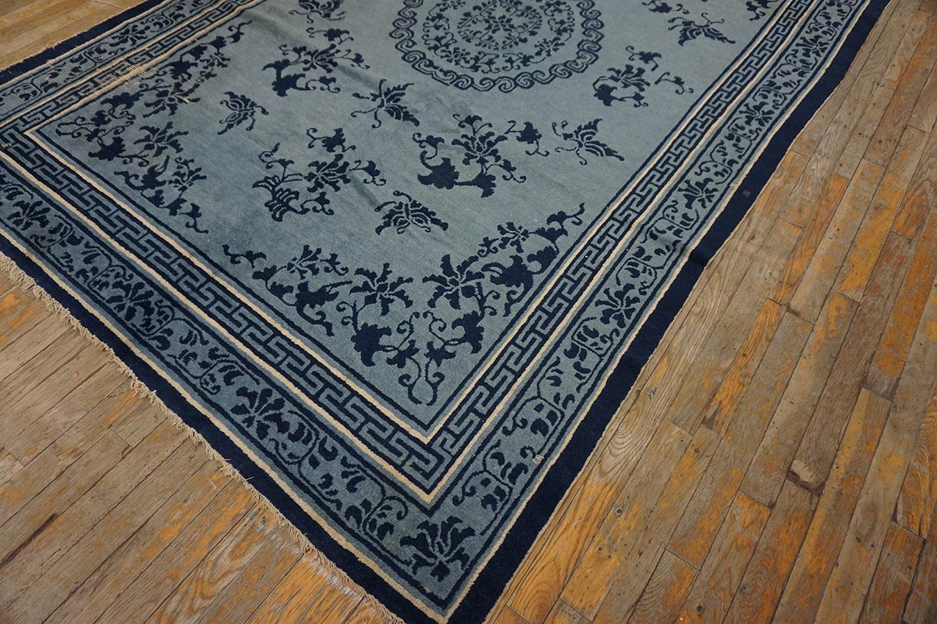 Mid 19th Century Chinese Ningxia Carpet ( 5'7