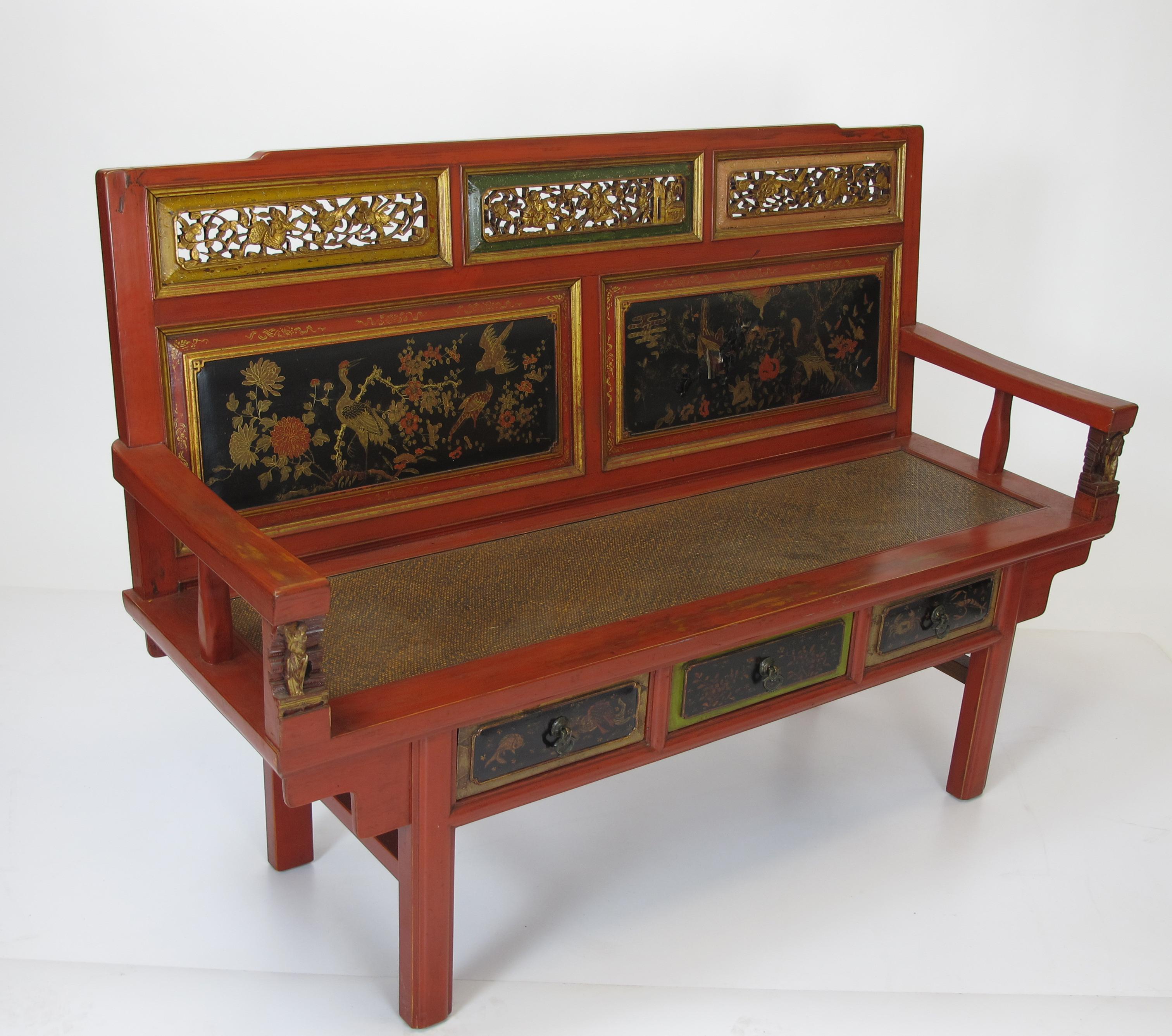 chinese style bench