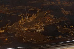 Antiker chinesischer Chinoiserie-Tisch um 1890