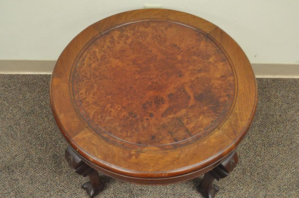 antique round side tables