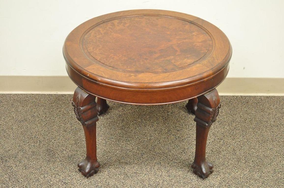 antique ball and claw table