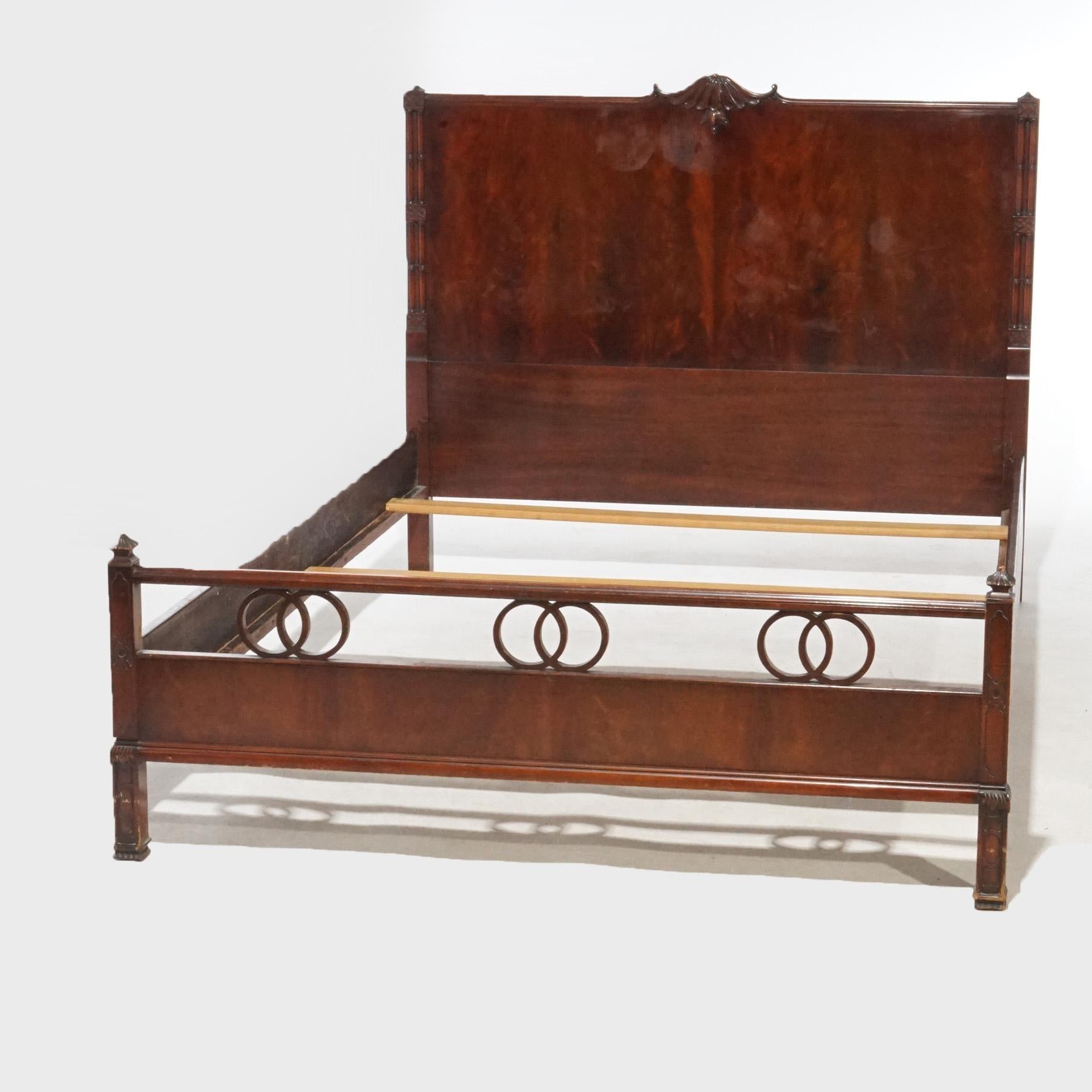 chinese chippendale bed