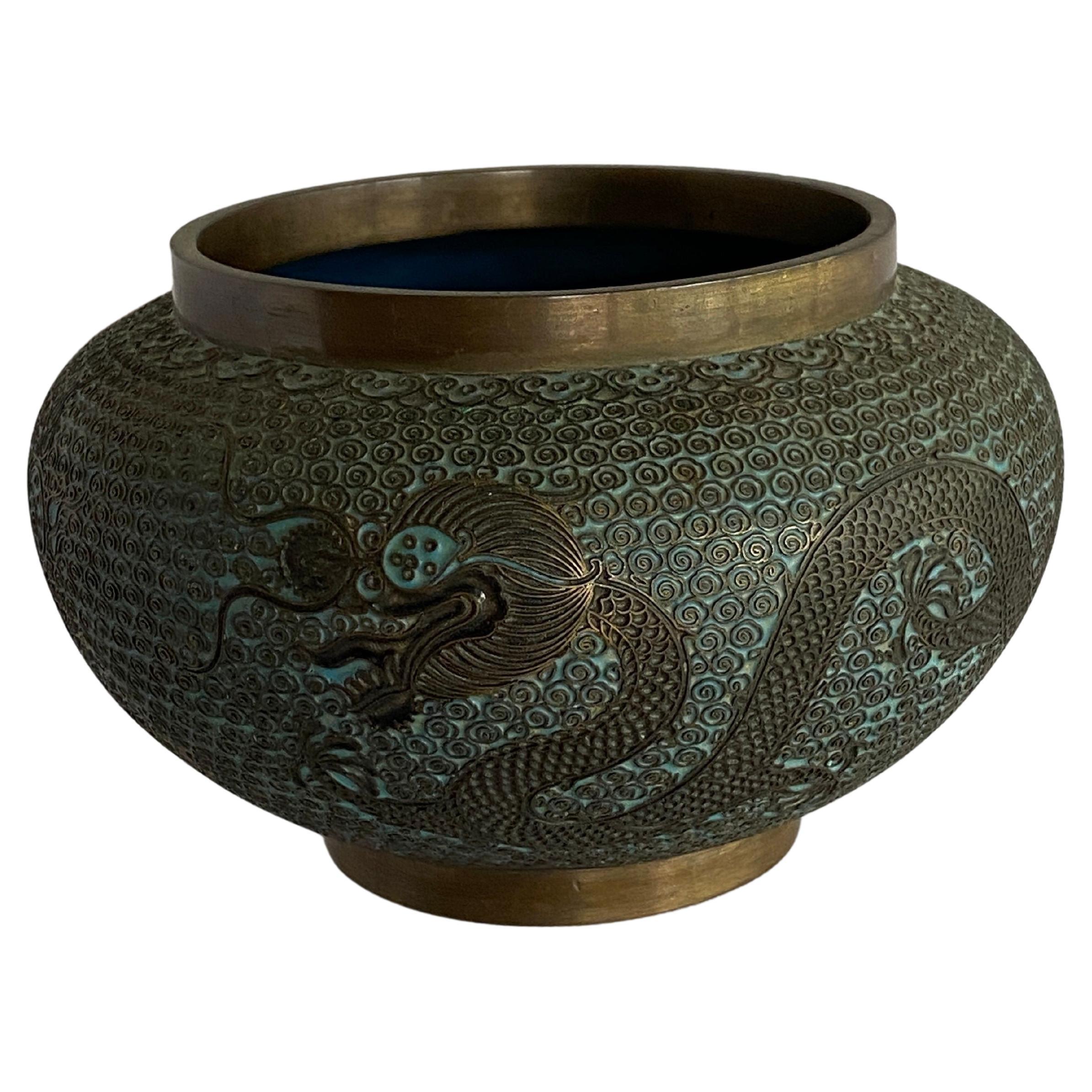 Chinese Dragon Bowl - 14 For Sale on 1stDibs