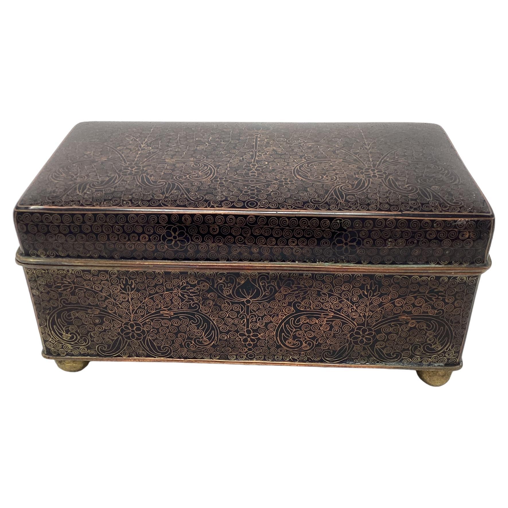 Chinese Cosmetic Chest Makeup Box with Mirror at 1stDibs | antique ...