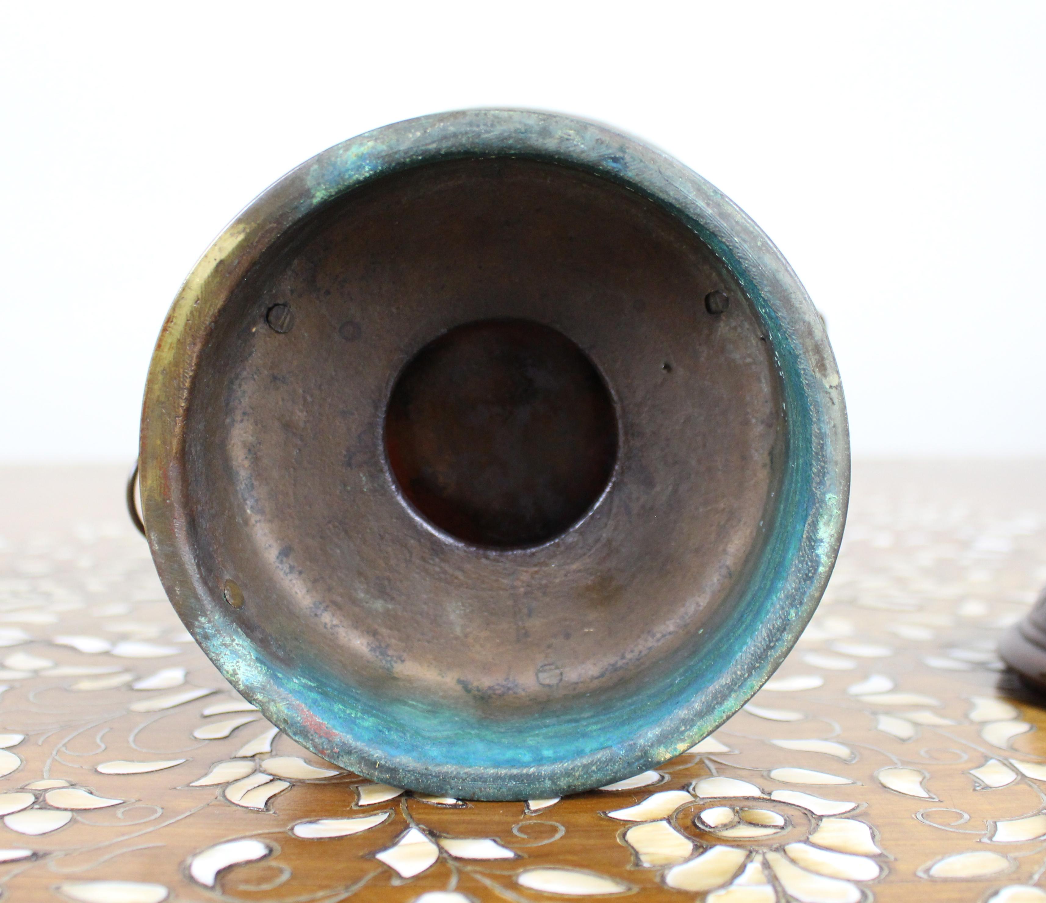 Antique Chinese Cloisonné Bronze Tripod Censer, c.1890 For Sale 4