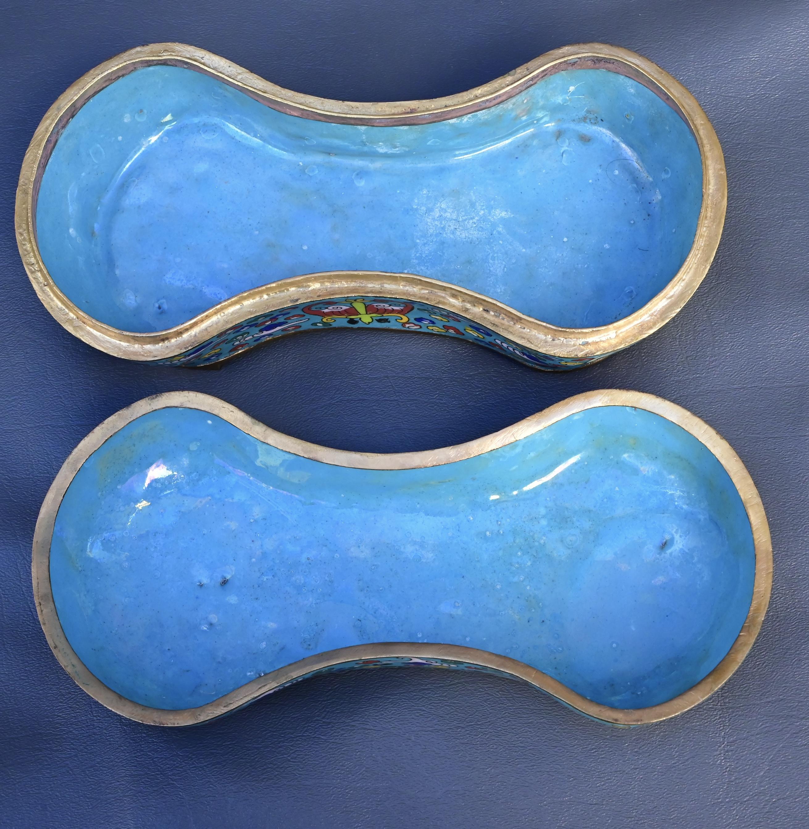 Antica scatola cinese in smalto cloisonné con bestie mitiche Fine XIX secolo in vendita 2