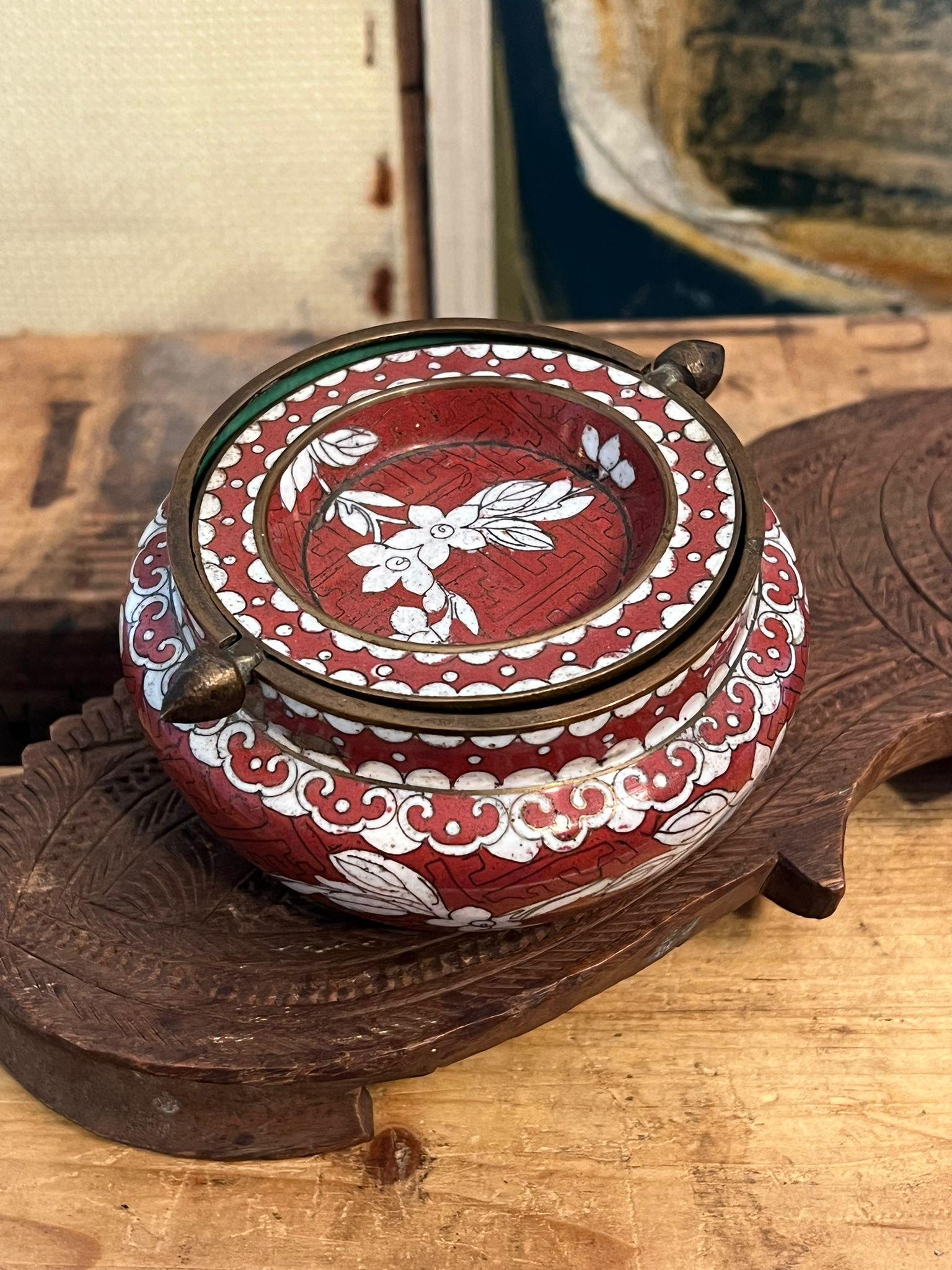  This piece is in good working condition. To a piece of  Chinese Antique, different people have different opinions. The seller’s description is a reference. Vintage Condition as pictured. Listing is for described item only . Box H5

Dimensions. 3.5”