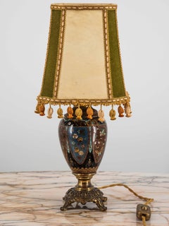 Antique Chinese Cloisonne table lamp