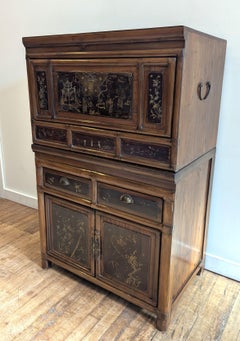 Antique Chinese Compartment Cabinet