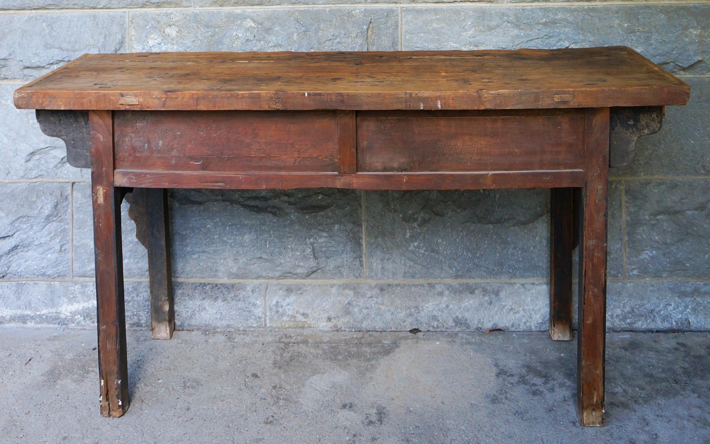 Antique Chinese Console with Original Surface 2