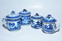 Antiche tazze da tè cinesi coperte, vendute singolarmente