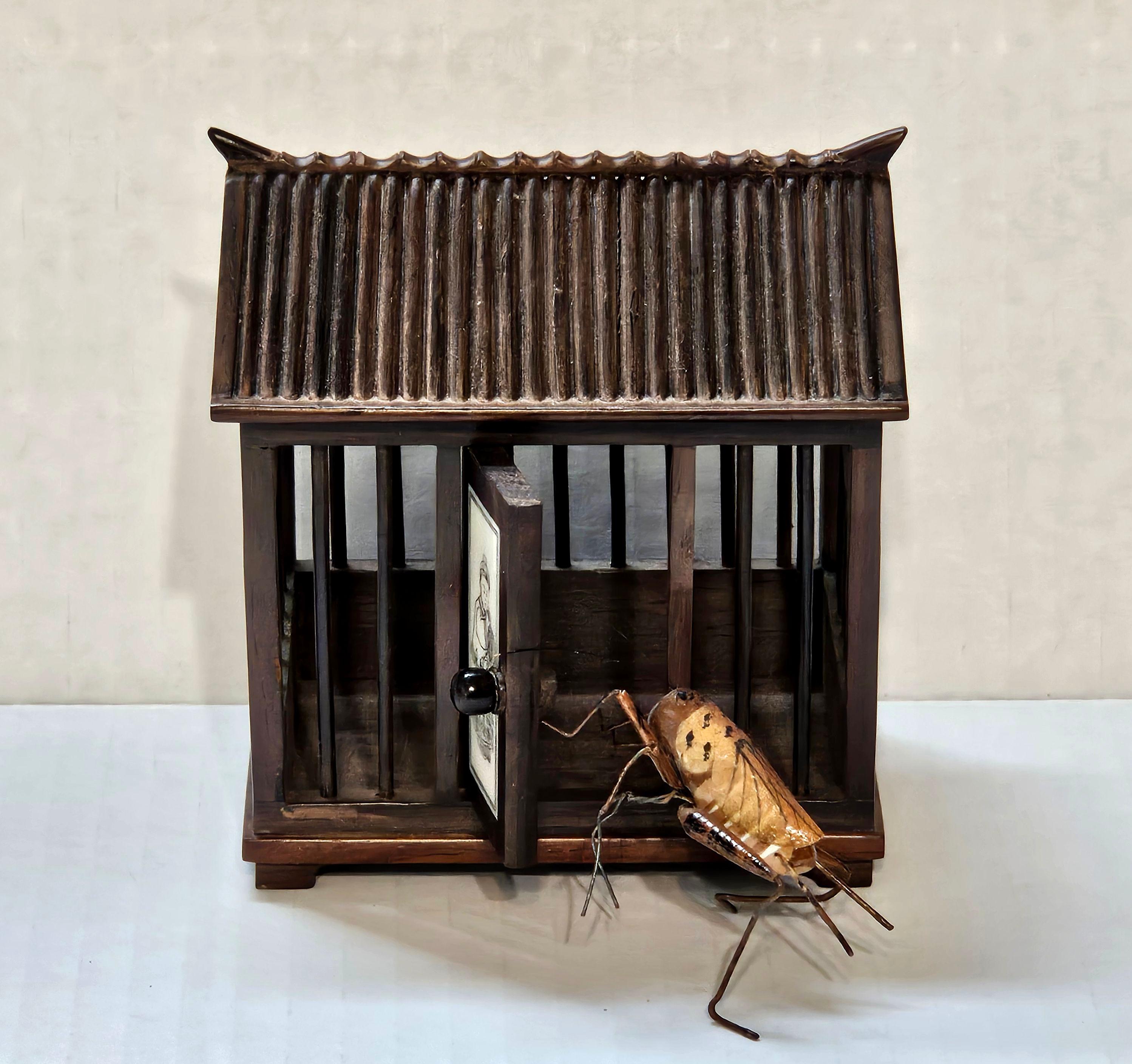 20th Century Antique Chinese Cricket Cage 