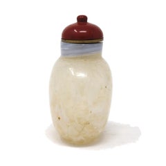 Antique Chinese Crystal Agate Snuff Bottle