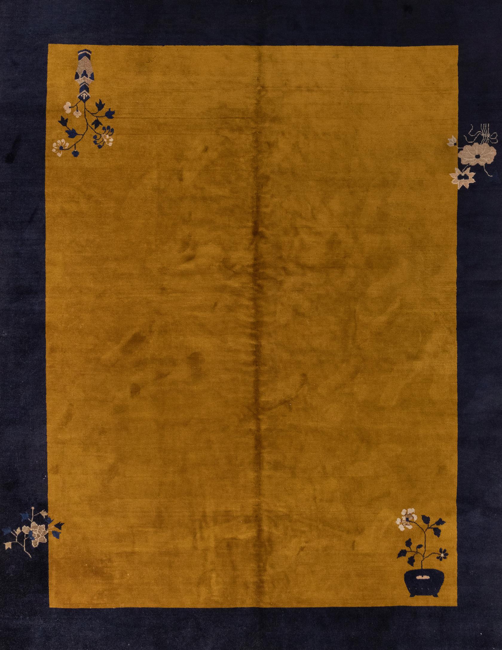 Antiker chinesischer Deko-Teppich (Chinesisch) im Angebot