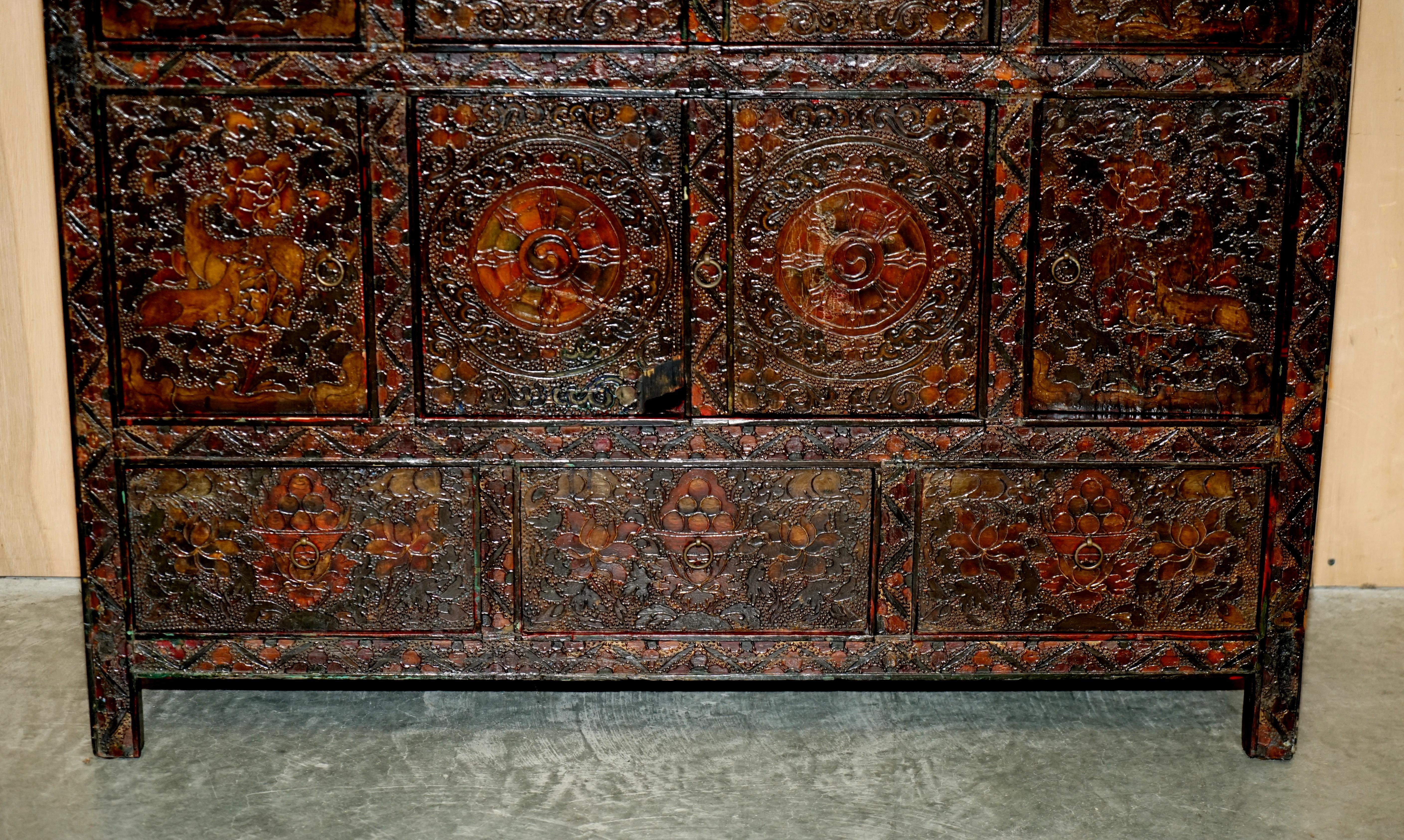 tibetan shrine cabinet
