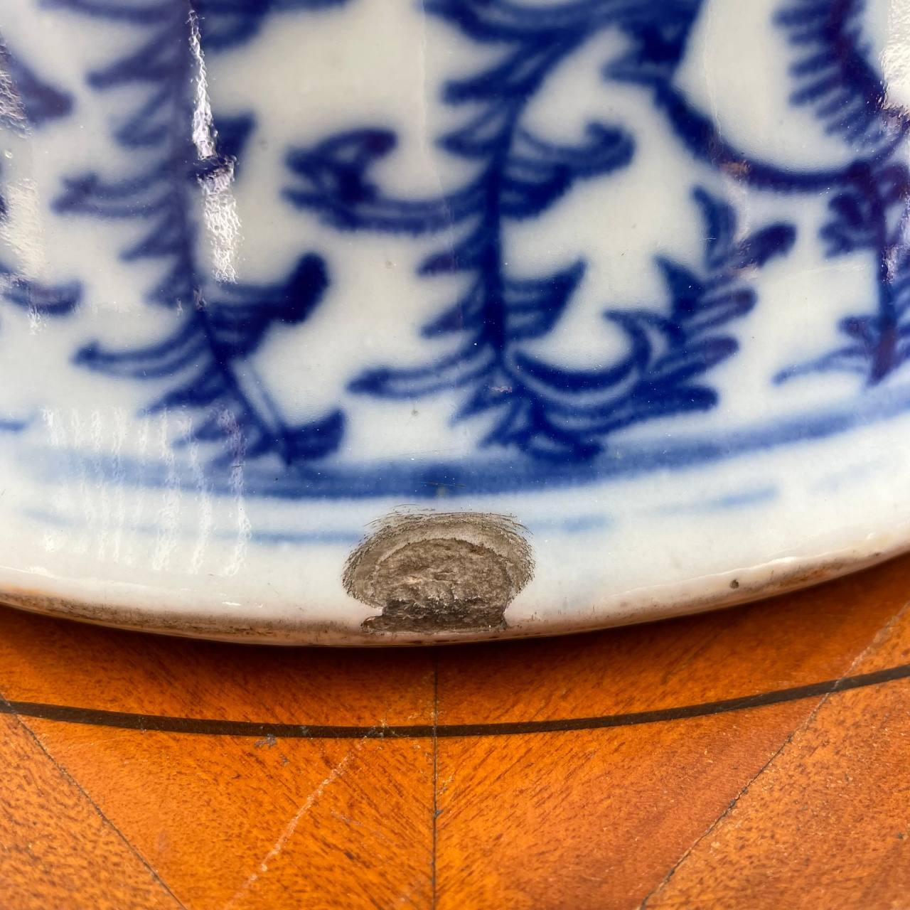 Lampe de bureau chinoise ancienne en porcelaine à double bonheur en forme de jarre  en vente 8