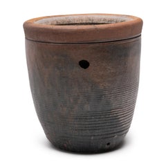 Estanque chino antiguo de dos niveles para peces, de finales del siglo XVIII
