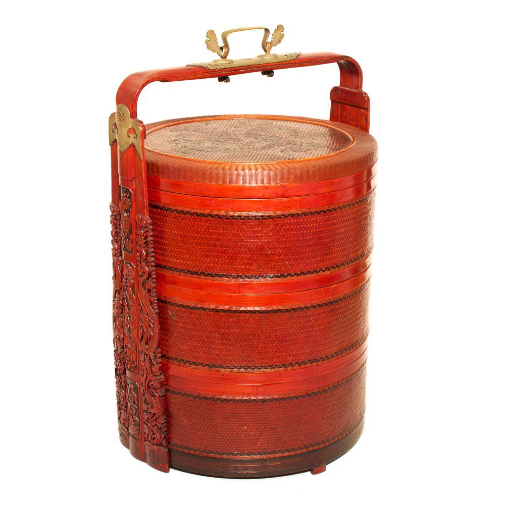 vintage chinese wedding basket